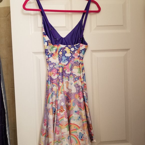 NWOT Blackmilk Care Bears Sharing Is Caring Mini Strappy Dress - Limited - Picture 5 of 6